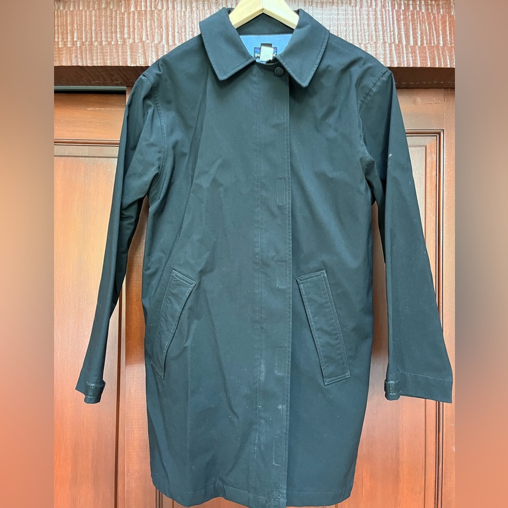 Patagonia rain jacket trench coat